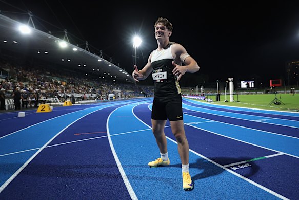 Lachie Kennedy ran the second fastest 100m ever by an Australian on Friday night in Sydney.
