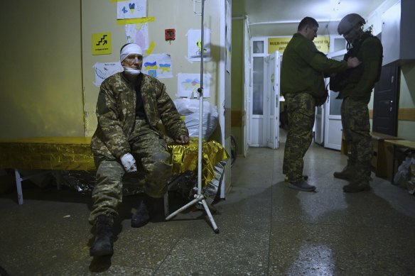Oleh, 51, served in the Ukraine military from 2015 in the Donbas war and was badly injured in 2018. After two years of recovery Oleh went back on active duty.  He was injured one hour before he was brought to the stabilisation point where he was treated.
