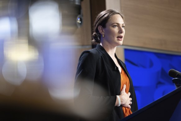 Cate Campbell addressed the FINA Congress in Budapest in June.