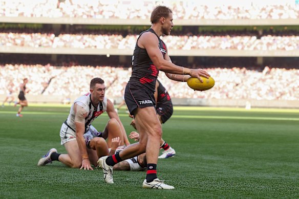 Ben McKay’s howler led to a Collingwood goal.