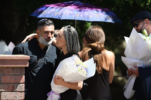 Mourners arrive at the funeral of Bondi Beach mass shooting victim 10-year-old Matilda.
