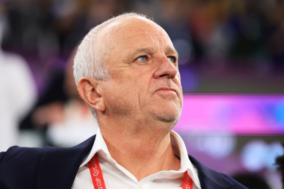 Socceroos coach Graham Arnold.