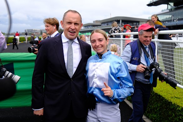 Chris Waller and Siena Grima.