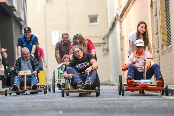 Billycart racers are preparing to hit the racing track with their creations on Saturday.