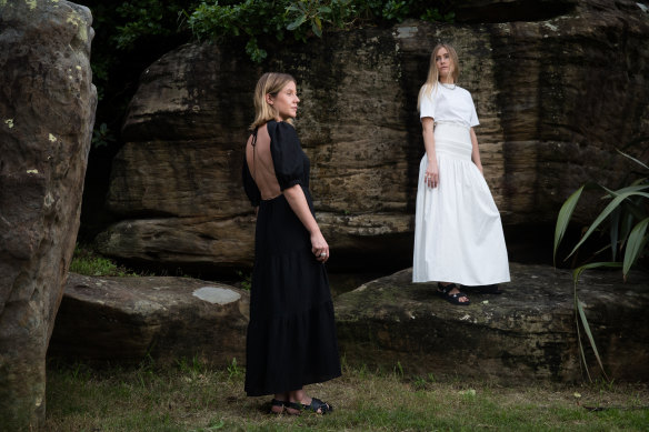 Fight for survival: Designers Nikki Campbell (left) and Sophie Coote, of SIR the Label.