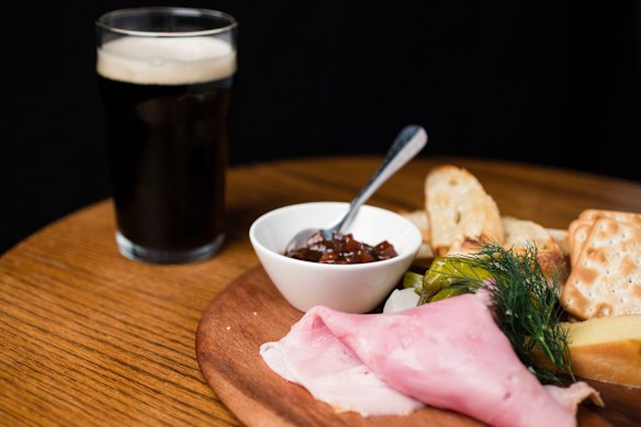 A soothing ale is the perfect accompaniment - the ploughman’s lunch at Sydney’s Duke of Clarence.

