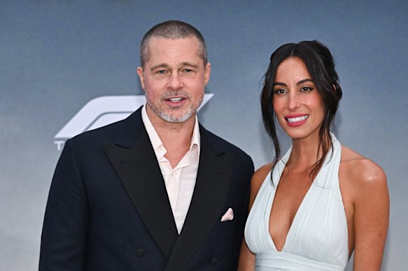 Brad Pitt at the world premiere of F1 The Movie in June, with current partner Ines de Ramon.