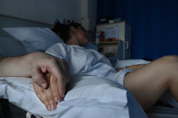 A loved one with a  patient rushed to emergency after she nearly bled out following cosmetic surgery. 