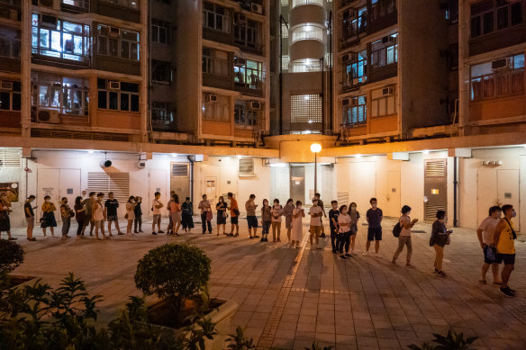 Hong Kong's unofficial primaries for pro-democracy candidates saw a higher than expected turnout.