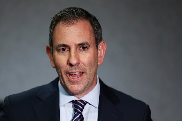 Treasurer Jim Chalmers.