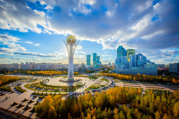 Baiterek Tower features an observation deck where you can take in some of Astana’s highlights.