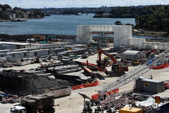 Central Barangaroo, which is currently a construction site, is the final piece of the foreshore transformation project.