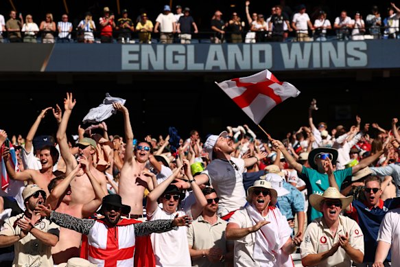 England’s fans finally have reason to cheer.