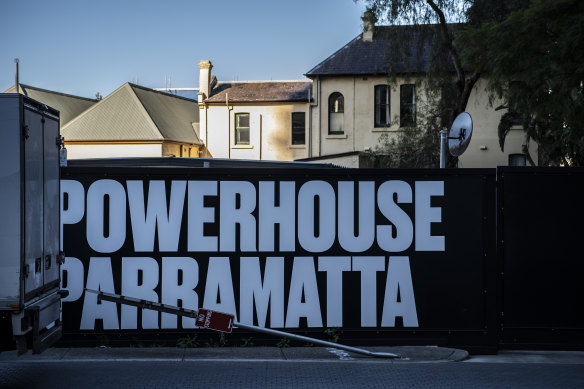 Bringing the house down: Willow Grove has been taken apart to be rebuilt elsewhere in Parramatta. 