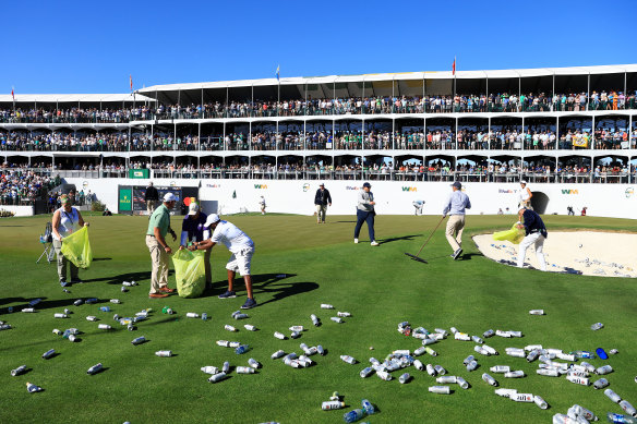 The party hole at the Phoenix Open. Good times?
