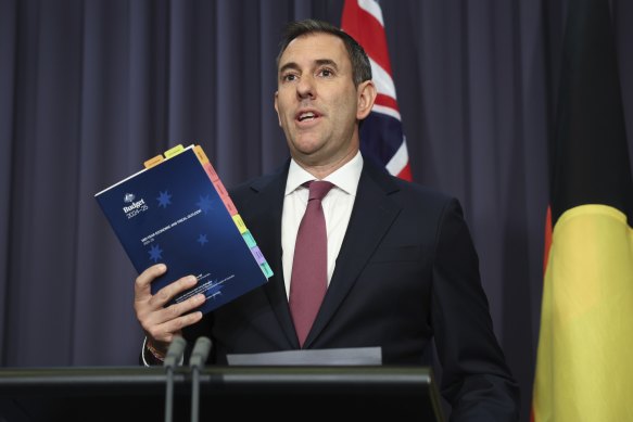 Jim Chalmers with the 2024 budget mid-year update. His is likely to release an economic statement within days.