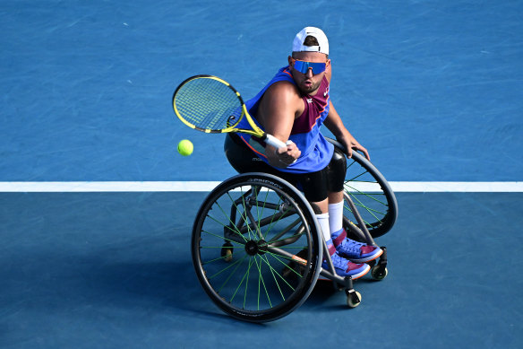 Alcott during this year’s Australian Open.