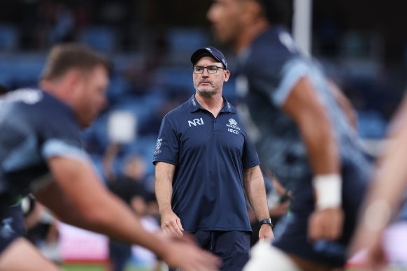 Waratahs coach Dan McKellar.