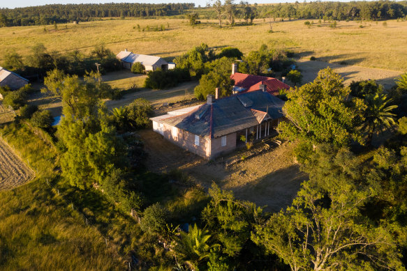 The Ravensworth homestead in the Hunter Valley near the village of Camberwell. Glencore wants to transfer it to another site to make way for a coal mine expansion,.