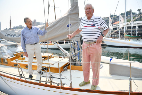 Sir James Hardy and Gordon Ingate will both contest this weekend's Classic Sydney Hobart Yachts Regatta.