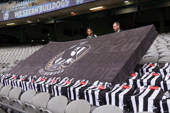 Collingwood will be relying on members to stay with the the club during this year's crisis.