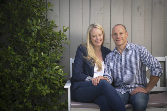Leigh and Andrew Russell: "I’ve always joked that there are three people in our marriage: me, Andrew and whatever athlete is his project that season."
