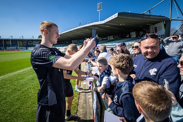 Harry Dean has emerged as a fan-favourite for the Blues. 