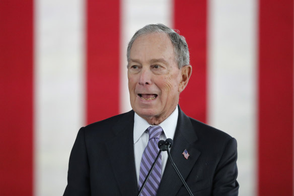 Democratic presidential candidate and former New York City mayor Michael Bloomberg.