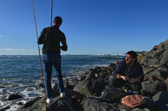 Ali Mahmoud is enthusiastic about the wind farm.