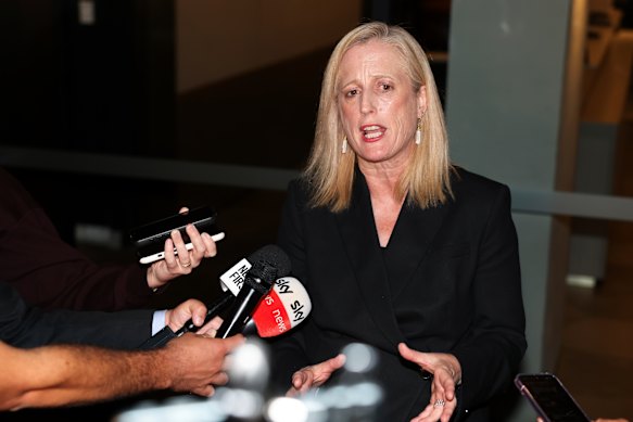 Finance Minister Katy Gallagher.