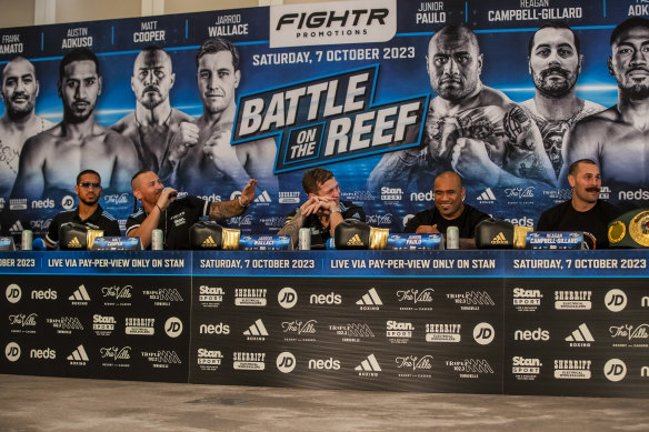 There was plenty of talk at the Battle on the Reef press conference on Thursday.