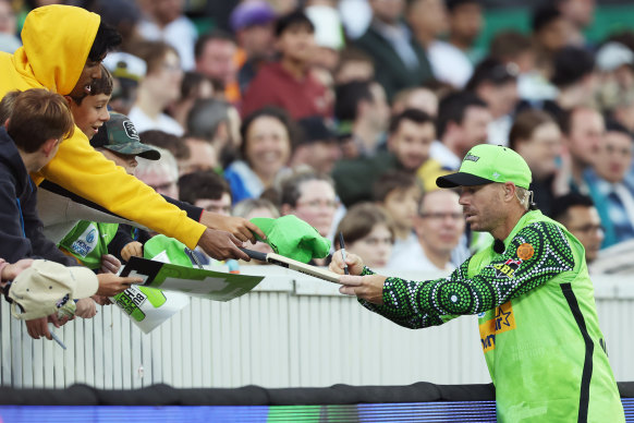 David Warner has brought star power, and fans, back to the BBL.