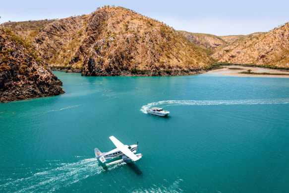 Taking in the falls from a seaplane is the best way to view its unique two-directional flow.