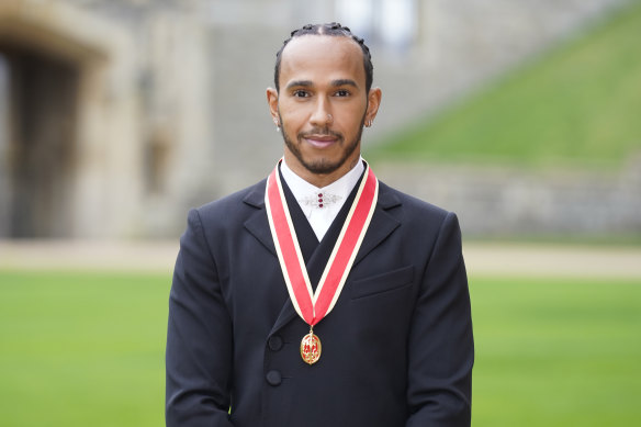 Sir Lewis Hamilton: The seven-time Formula One champion has received a knighthood.