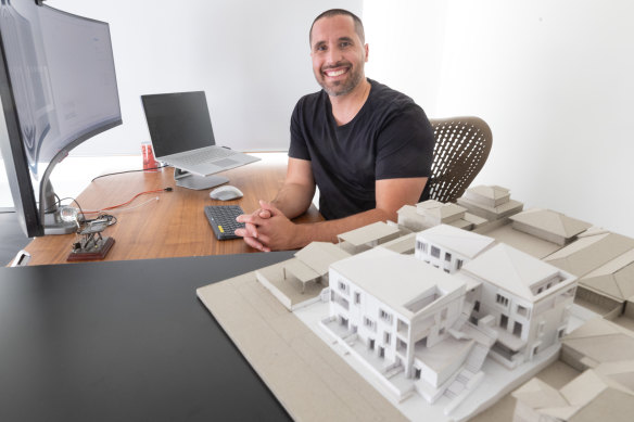 Andres Lopez is one of the architects who has designed apartment blocks for the government’s Future Homes scheme. 
