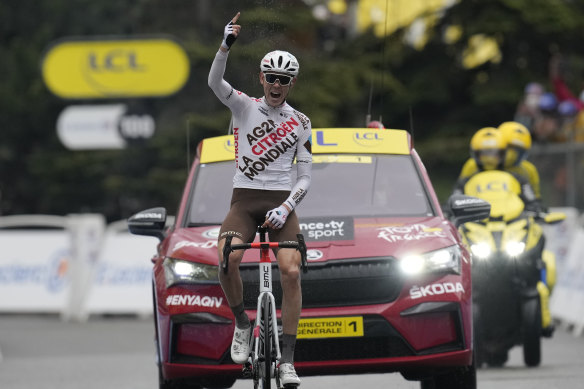 Ben O’Connor conquered the first summit finish at the 2021 Tour de France.