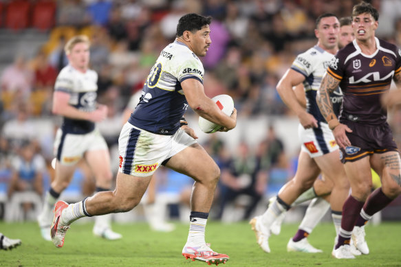 Jason Taumalolo wound back the clock for the North Queensland Cowboys against the Brisbane Broncos.