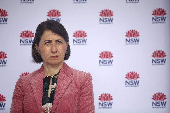 Resisting a lockdown: NSW Premier Gladys Berejiklian