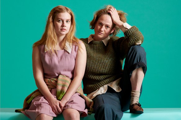 Angourie Rice as Christine and Lucy Goleby as Jill in the MTC’s My Sister Jill.