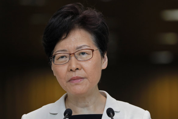 Hong Kong chief executive Carrie Lam suggested that Beijing had not yet reached a turning point.