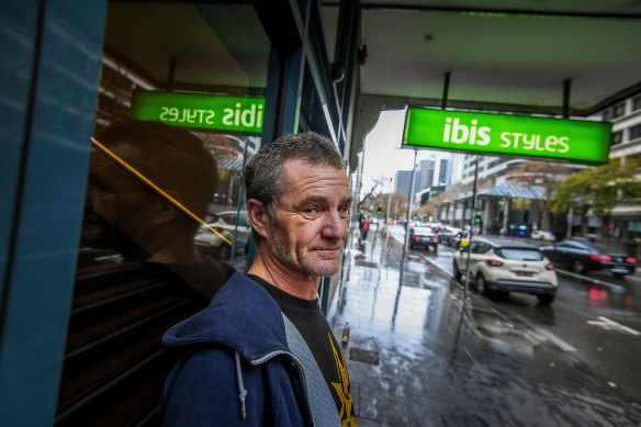 Melbourne man Paul Barr says the uncertainty of the hotel accommodation scheme is wearing on him.
