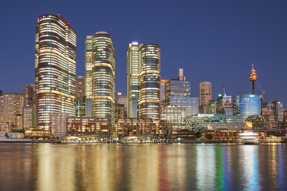 The Lendlease Barangaroo international office towers, Sydney have a platinum WiredScore rating.