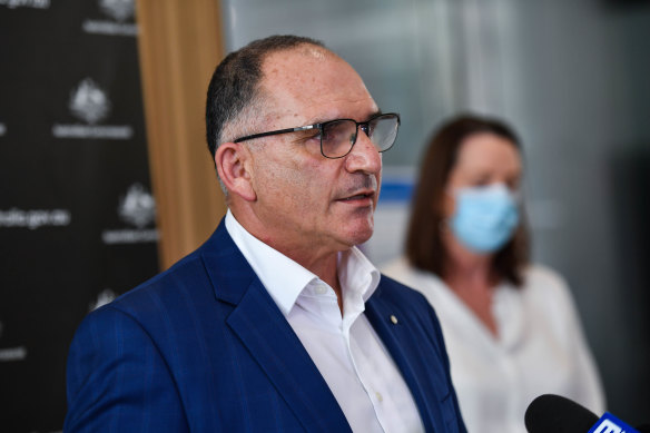 Victorian Aged Care Response Centre boss Joe Buffone.