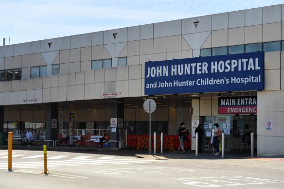The two-month-old died at John Hunter Hospital in January.