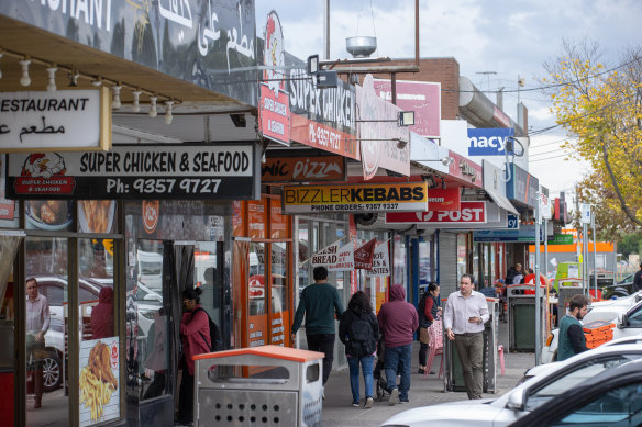 Across from the old Ford factory, the Fordgate shopping strip is bustling with Turkish businesses. 