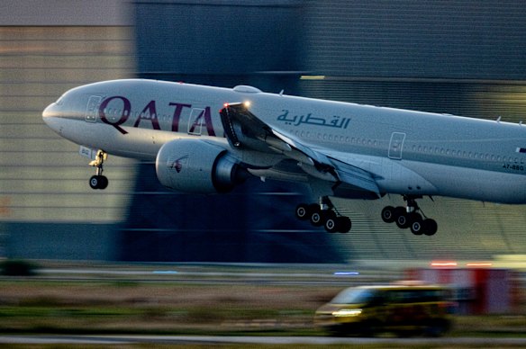 Qatar Airways: Nearly 100 flights were diverted.
