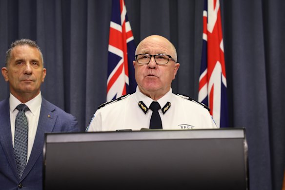 DFES Commissioner Darren Klemm warns about Narelle’s path on Friday morning.