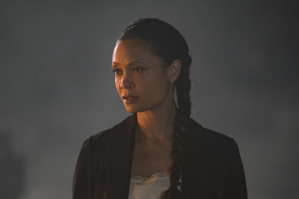 Thandiwe “Thandie” Newton in season two of Westworld. 