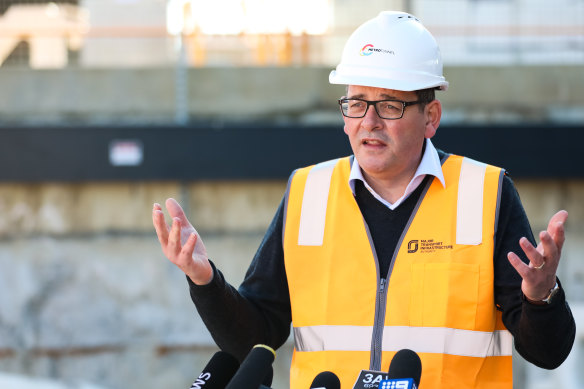 The Premier back at work last week.