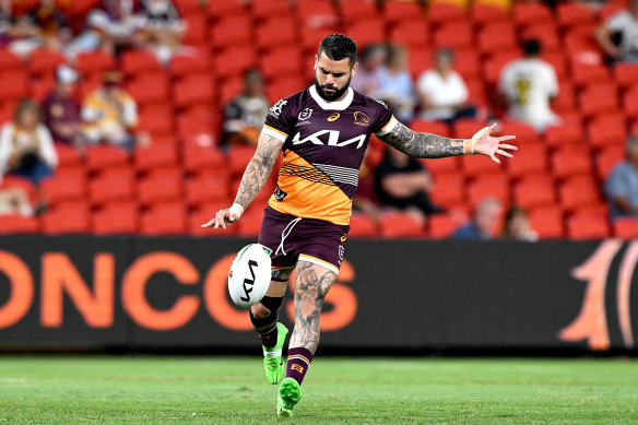 Adam Reynolds trained strongly on Monday in his bid to return for the Broncos’ clash with the Cowboys on Friday night.